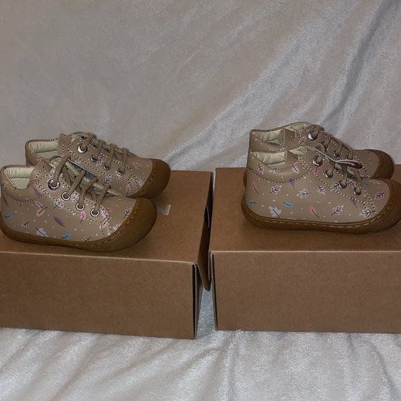 NWT NATURINO COCOON Leather first step shoes in Beige - Picture 12 of 15